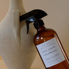Load image into Gallery viewer, Palo Santo & Cedarwood Home Spray 16oz Glass Bottle with Spray