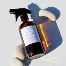 Load image into Gallery viewer, Palo Santo & Cedarwood Home Spray 16oz Glass Bottle with Spray