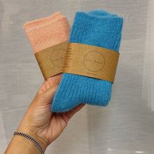 Load image into Gallery viewer, Angora Wool Socks- Chili Red