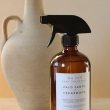 Load image into Gallery viewer, Palo Santo & Cedarwood Home Spray 16oz Glass Bottle with Spray