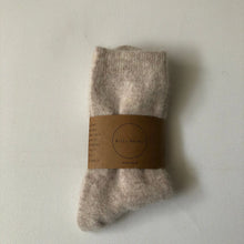 Load image into Gallery viewer, Angora Wool Socks- Oat