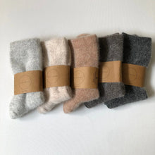 Load image into Gallery viewer, Angora Wool Socks- Oat