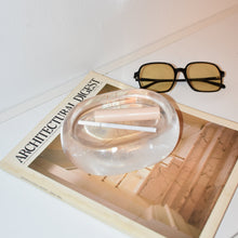 Load image into Gallery viewer, Vintage Thick and Chunky Lucite Oval Display Dish/Catchall