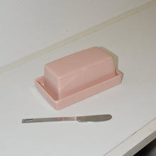Load image into Gallery viewer, Ceramic Butter Dish w/ Spreader made in Japan