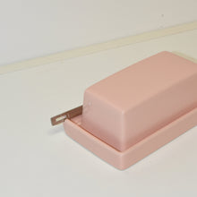 Load image into Gallery viewer, Ceramic Butter Dish w/ Spreader made in Japan