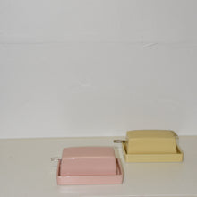 Load image into Gallery viewer, Ceramic Butter Dish w/ Spreader made in Japan