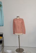 Load image into Gallery viewer, Vintage Ruffle Collar and Tie Patterned Button Down