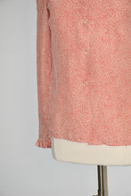 Load image into Gallery viewer, Vintage Ruffle Collar and Tie Patterned Button Down