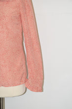 Load image into Gallery viewer, Vintage Ruffle Collar and Tie Patterned Button Down