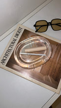 Load image into Gallery viewer, Vintage Thick and Chunky Lucite Oval Display Dish/Catchall
