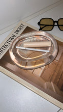 Load image into Gallery viewer, Vintage Thick and Chunky Lucite Oval Display Dish/Catchall
