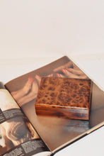 Load image into Gallery viewer, Vintage Small Burlwood Box