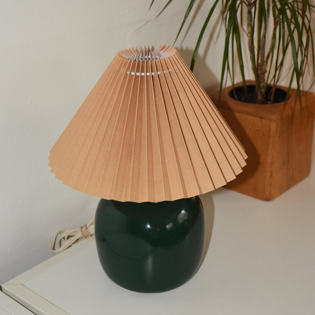 Vintage Forest Green Mini Lamp
