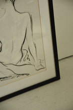 Load image into Gallery viewer, Vintage Original Nude Drawing Signed
