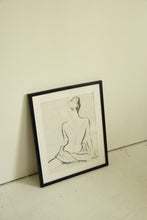 Load image into Gallery viewer, Vintage Original Nude Drawing Signed
