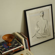 Load image into Gallery viewer, Vintage Original Nude Drawing Signed
