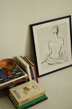 Load image into Gallery viewer, Vintage Original Nude Drawing Signed
