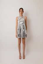 Load image into Gallery viewer, London Baby Doll Metallic Dress
