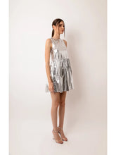 Load image into Gallery viewer, London Baby Doll Metallic Dress
