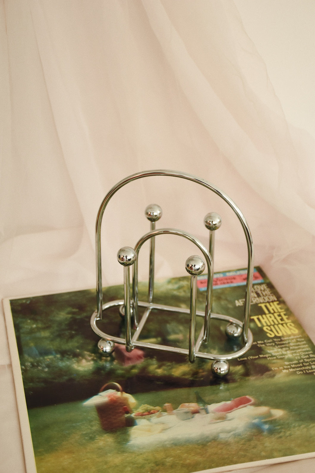 Arched Chrome Organizer/Holder